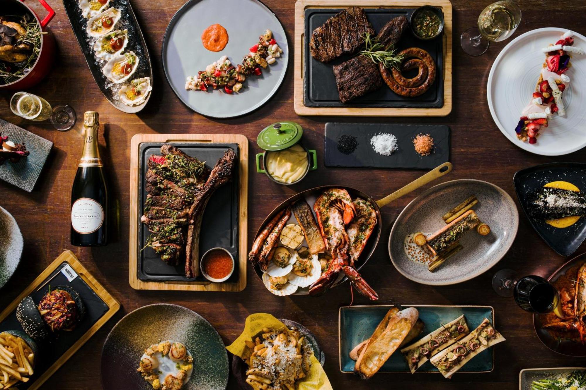 Voco Orchard Singapore By Ihg Экстерьер фото A selection of dishes from the restaurant