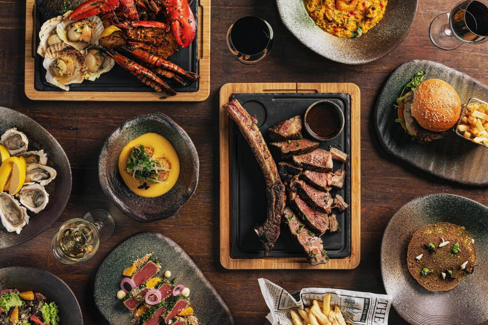 Voco Orchard Singapore By Ihg Экстерьер фото A selection of dishes from the restaurant